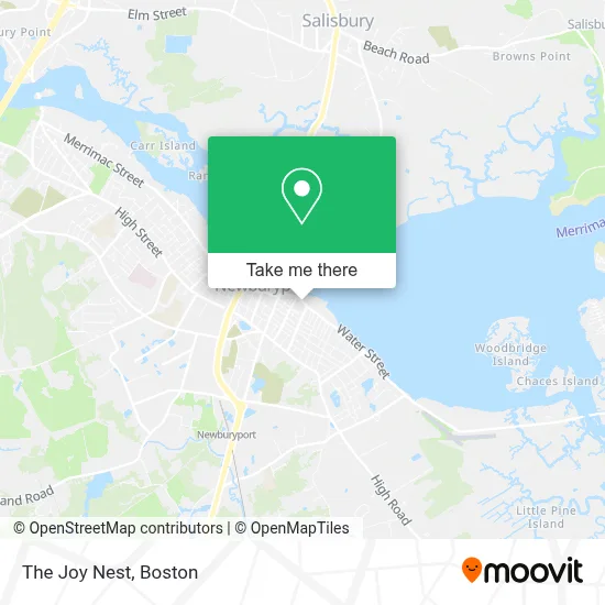 The Joy Nest map