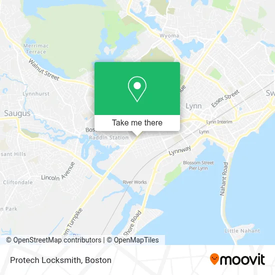 Protech Locksmith map
