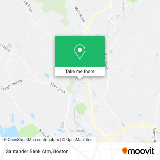 Santander Bank Atm map