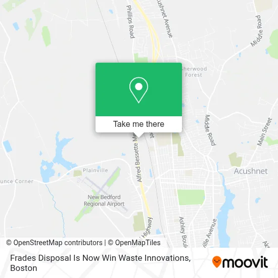 Frades Disposal Is Now Win Waste Innovations map