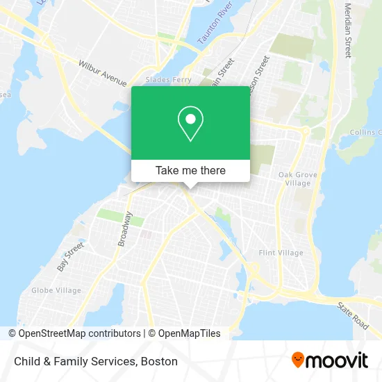 Child & Family Services map