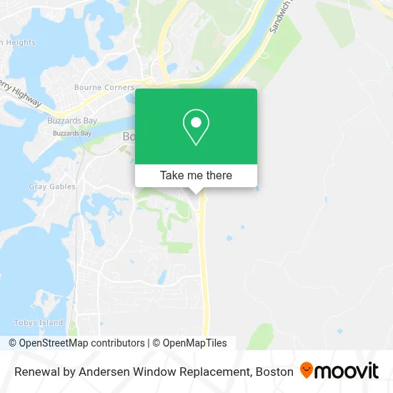 Renewal by Andersen Window Replacement map