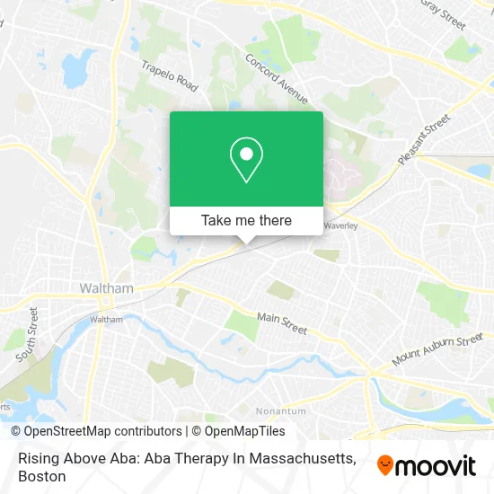 Rising Above Aba: Aba Therapy In Massachusetts map