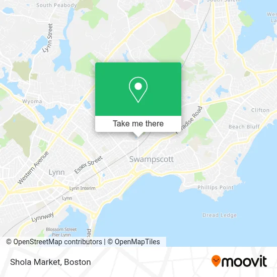Shola Market map