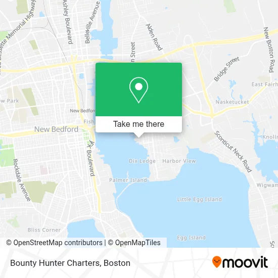 Bounty Hunter Charters map