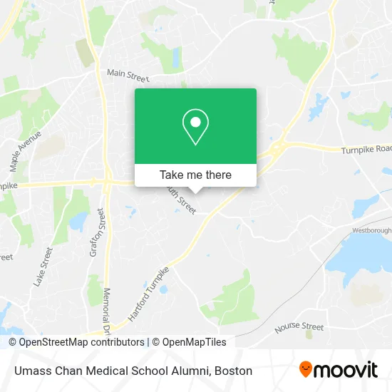 Umass Chan Medical School Alumni map