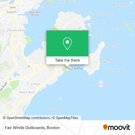 Fair Winds Outboards map
