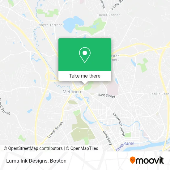 Luma Ink Designs map