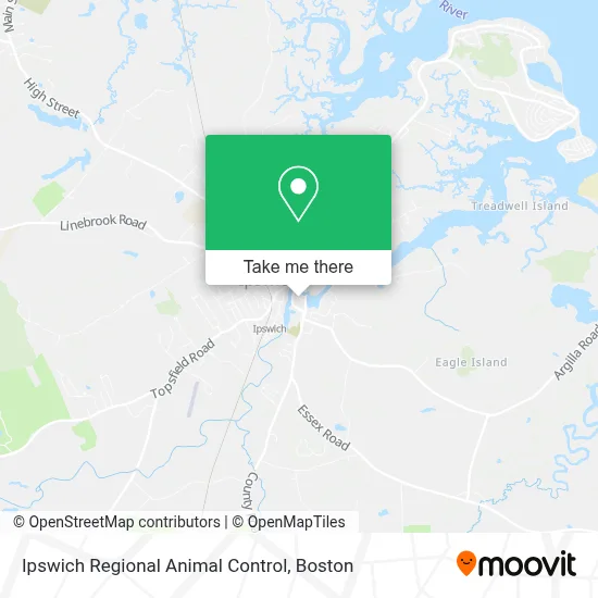Ipswich Regional Animal Control map
