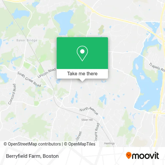 Berryfield Farm map