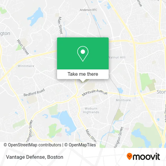 Vantage Defense map