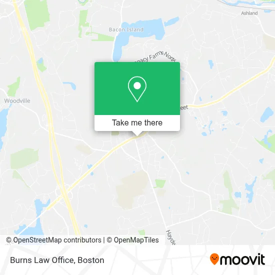 Burns Law Office map