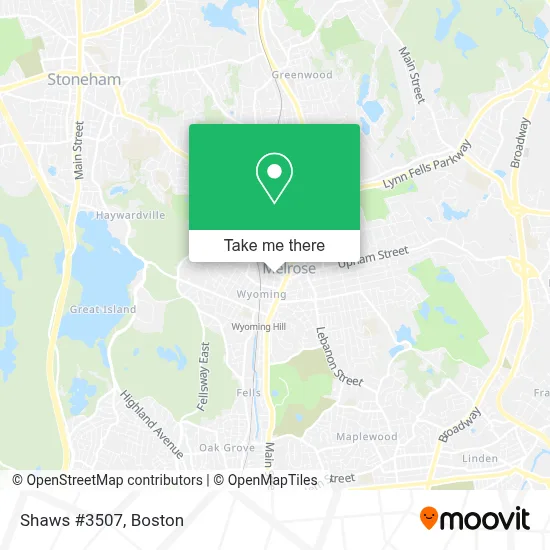 Shaws #3507 map