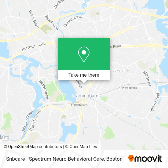 Snbcare - Spectrum Neuro Behavioral Care map
