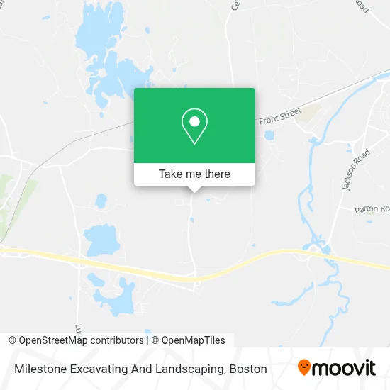 Milestone Excavating And Landscaping map