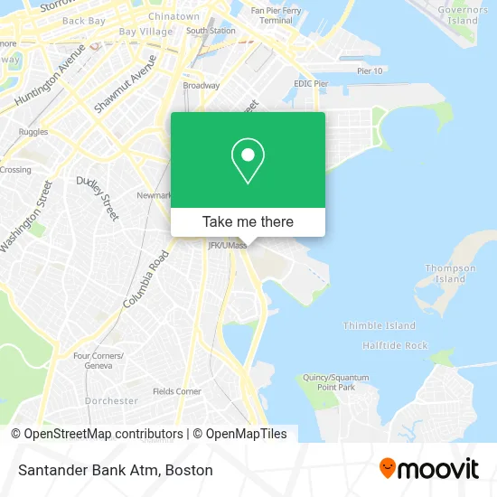 Santander Bank Atm map