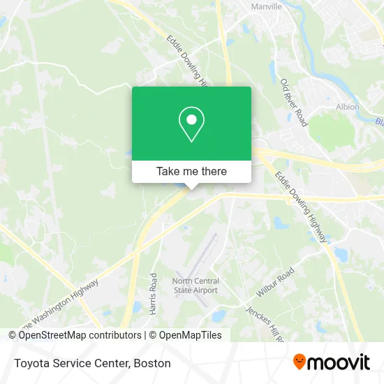 Toyota Service Center map