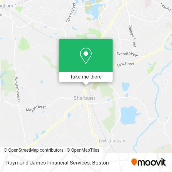 Raymond James Financial Services map