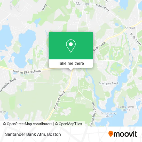 Santander Bank Atm map