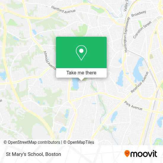 St Mary's School map