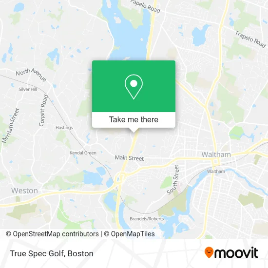 True Spec Golf map