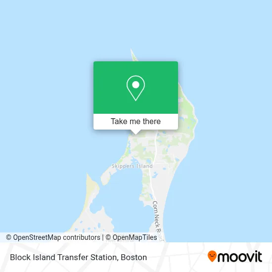 Block Island Transfer Station map