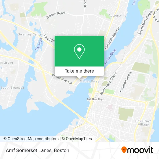 Amf Somerset Lanes map