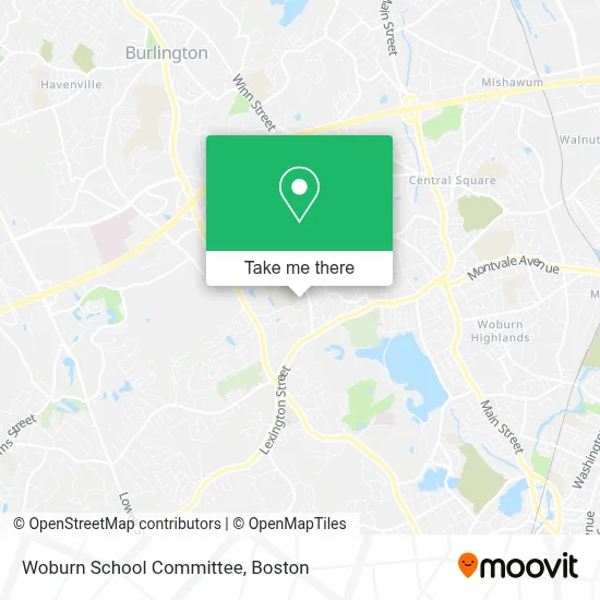 Woburn School Committee map