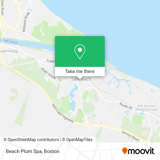 Beach Plum Spa map