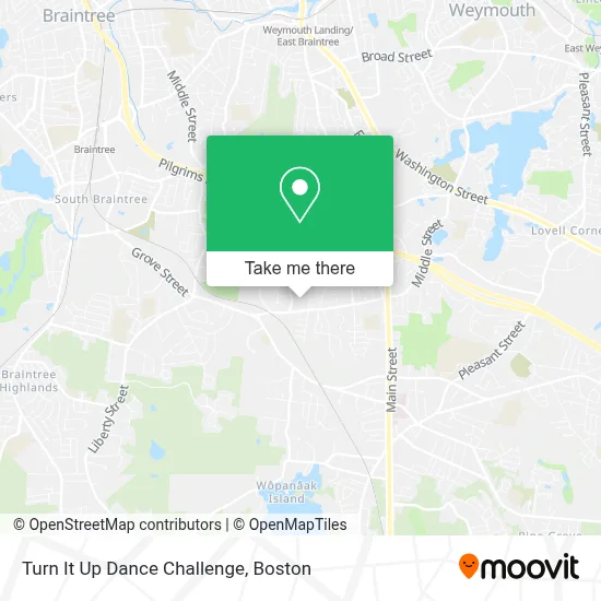 Turn It Up Dance Challenge map