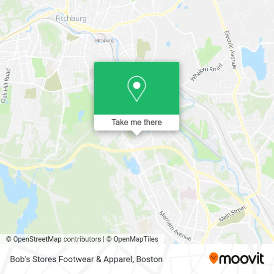 Bob's Stores Footwear & Apparel map