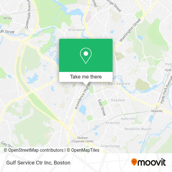 Gulf Service Ctr Inc map