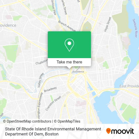 State Of Rhode Island Environmental Management Department Of Dem map