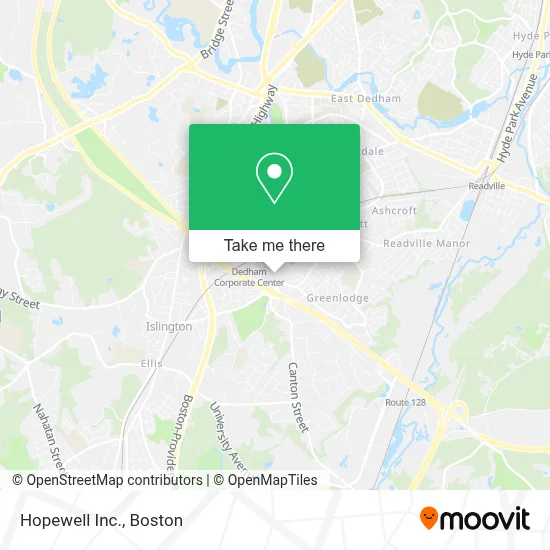 Hopewell Inc. map