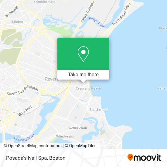 Posada's Nail Spa map