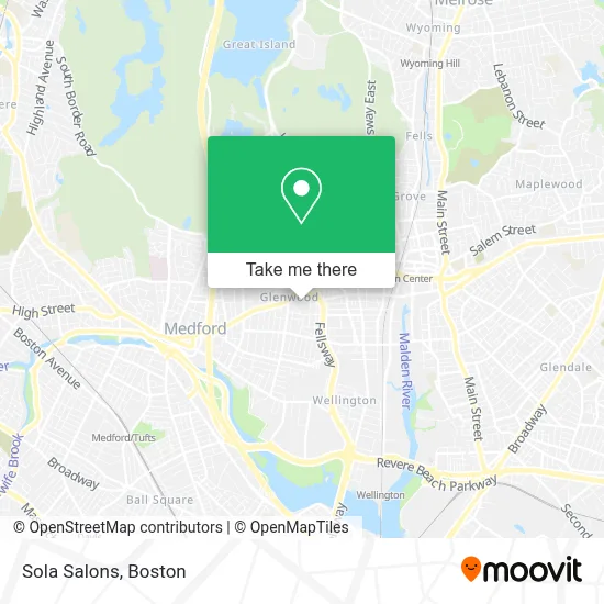 Sola Salons map