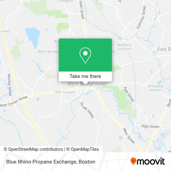 Blue Rhino Propane Exchange map