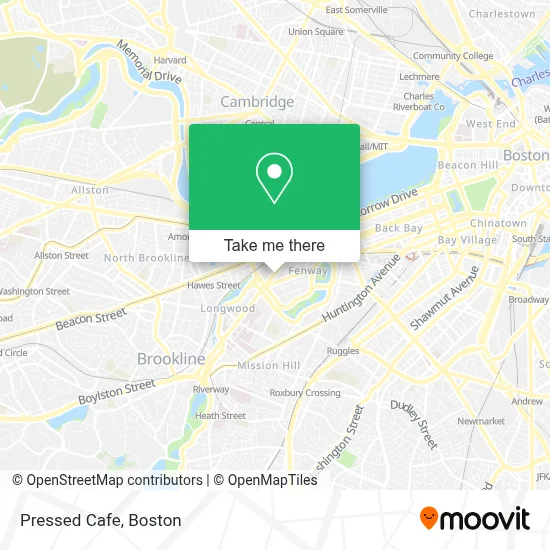 Pressed Cafe map