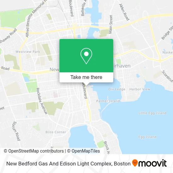 New Bedford Gas And Edison Light Complex map