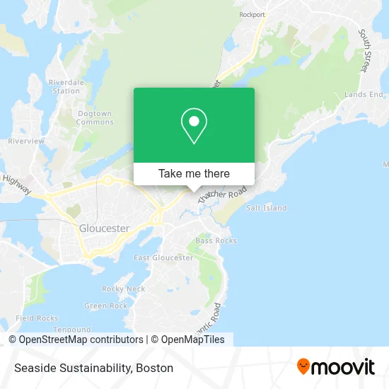 Seaside Sustainability map