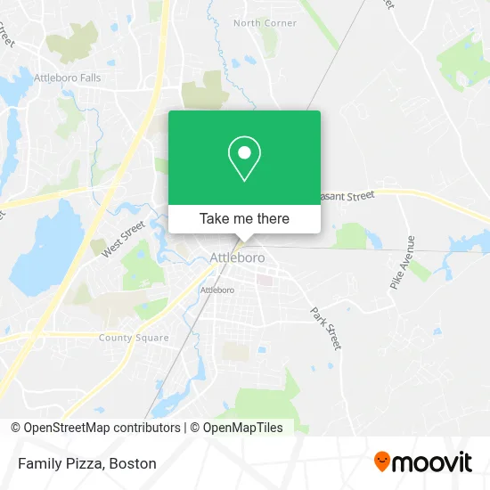Family Pizza map