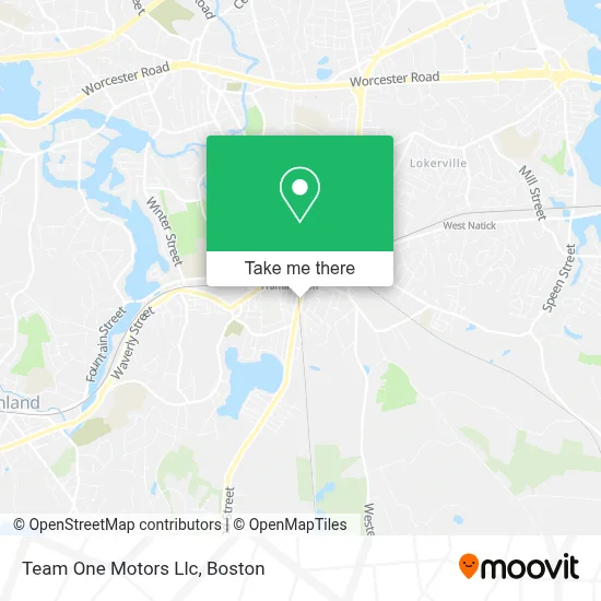 Team One Motors Llc map