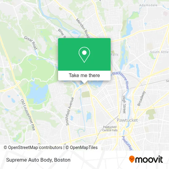 Supreme Auto Body map