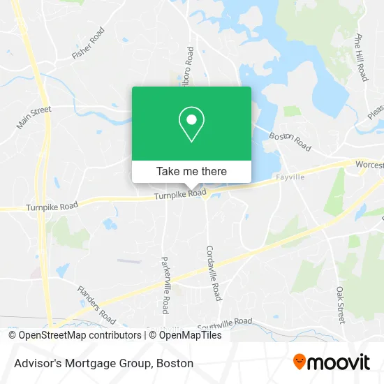 Advisor's Mortgage Group map