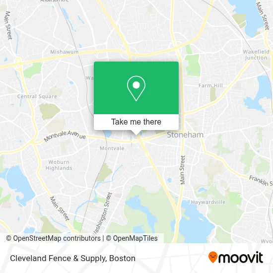 Cleveland Fence & Supply map