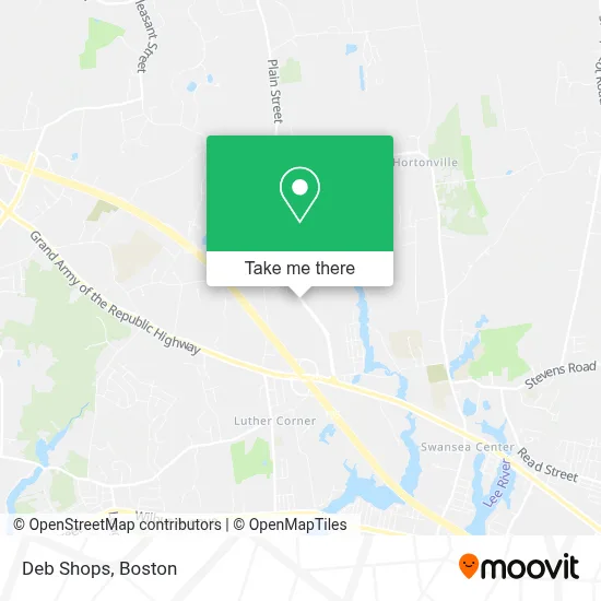 Deb Shops map