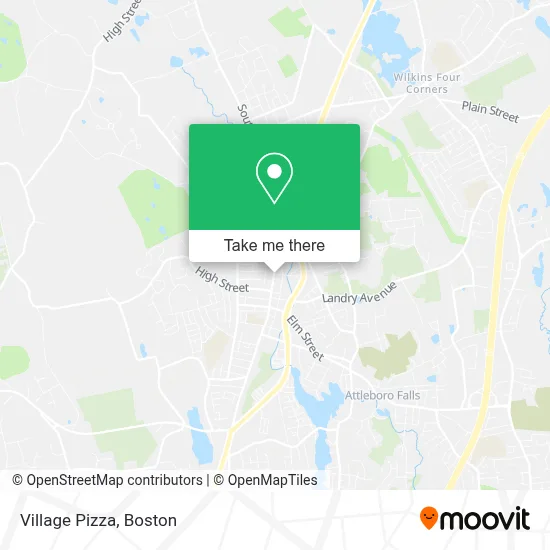 Village Pizza map