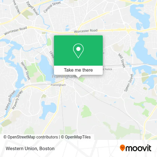Western Union map
