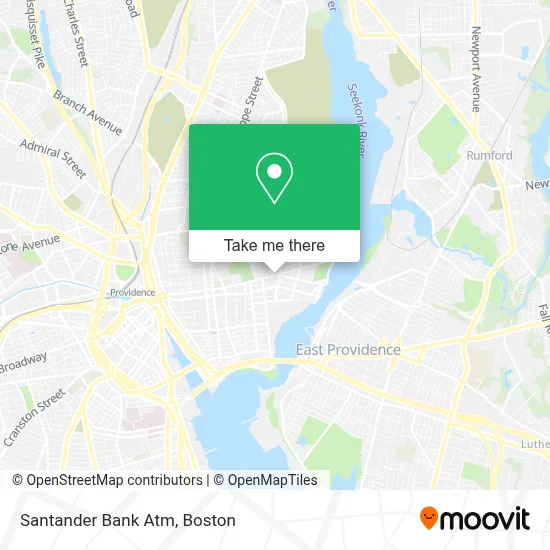 Santander Bank Atm map