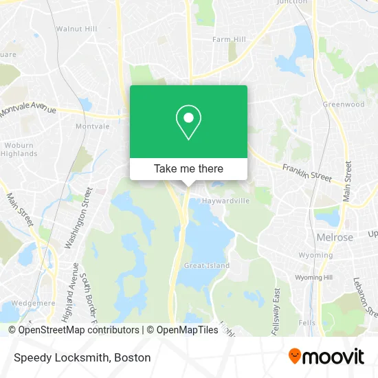 Speedy Locksmith map